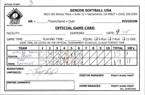 September 15 game 3