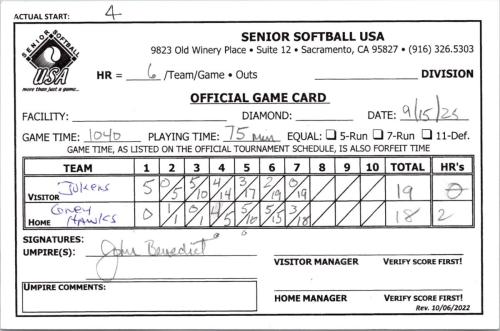 September 15 game 4